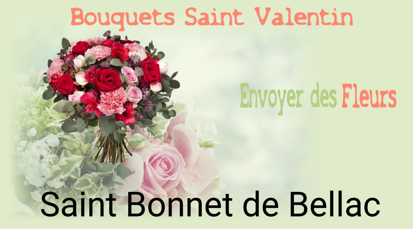Roses de Saint-Valentin livrées à Saint-Bonnet-de-Bellac